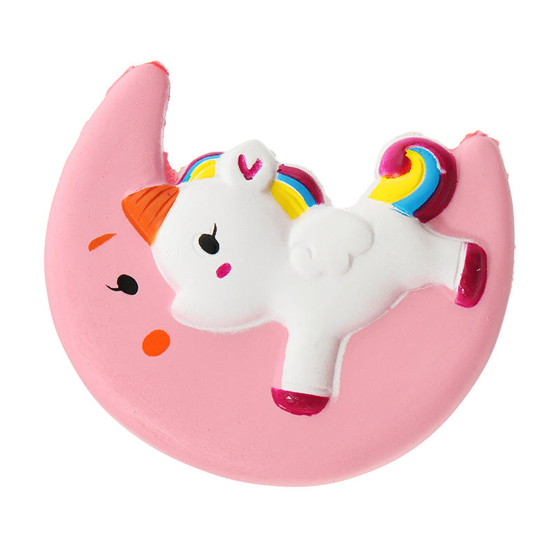 Cartoon Unicorn Moon Pegasus Squishy 11cm Slow Rising Collection Gift Toy COD