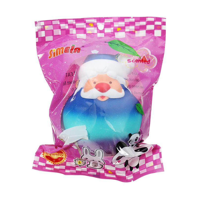 Simela Squishy Father Christmas Tumbler 13cm Slow Rising Collection Gift Decor Soft Squeeze Toy