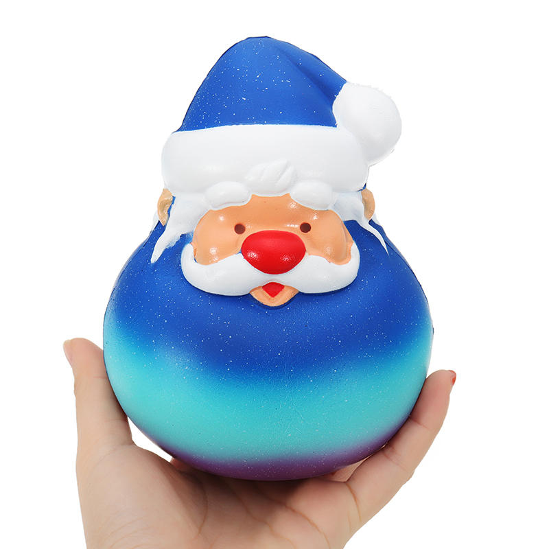 Simela Squishy Father Christmas Tumbler 13cm Slow Rising Collection Gift Decor Soft Squeeze Toy