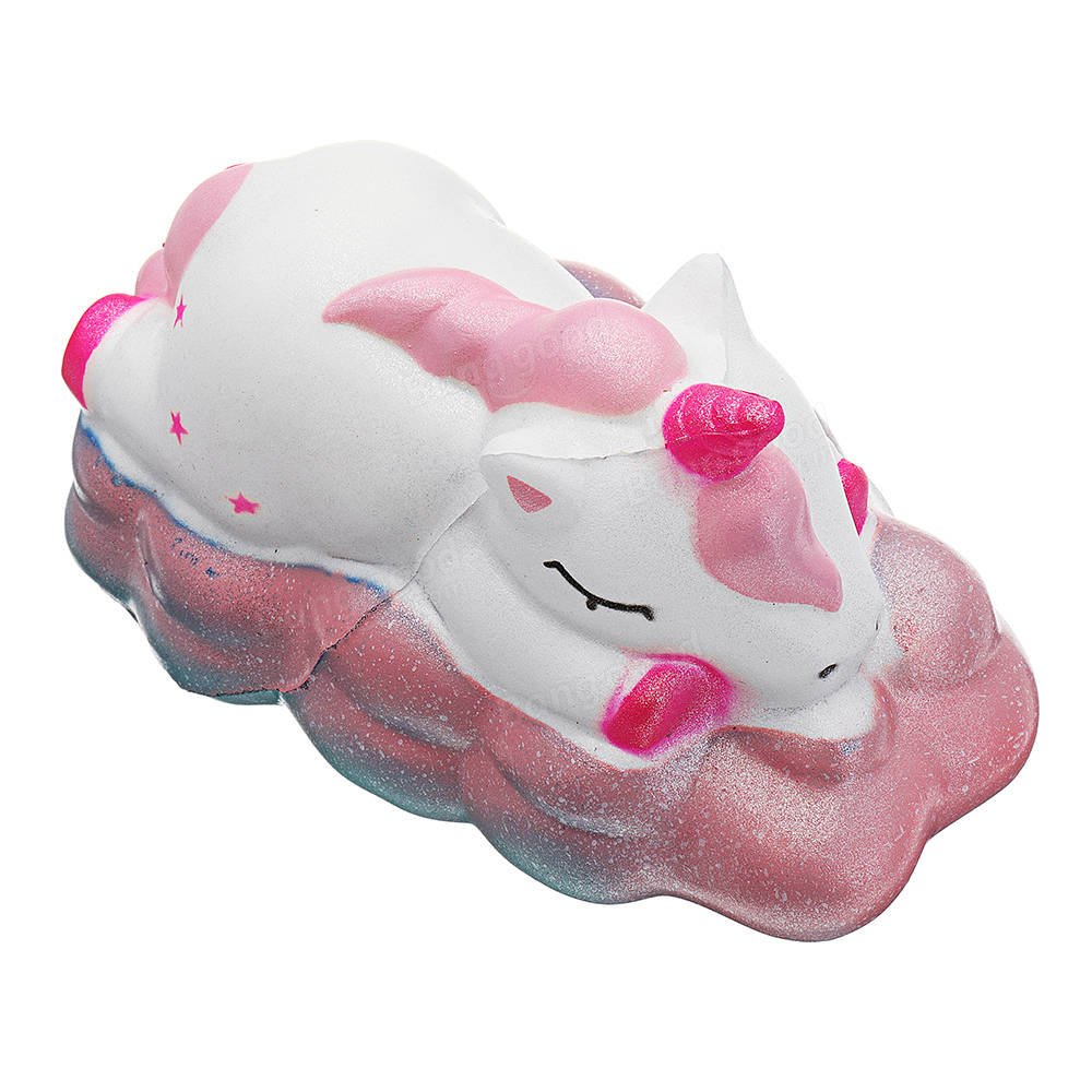 Sleepy Unicorn Squishy 6*6*11.5 CM Slow Rising Soft Collection Gift Decor Toy Original Packaging