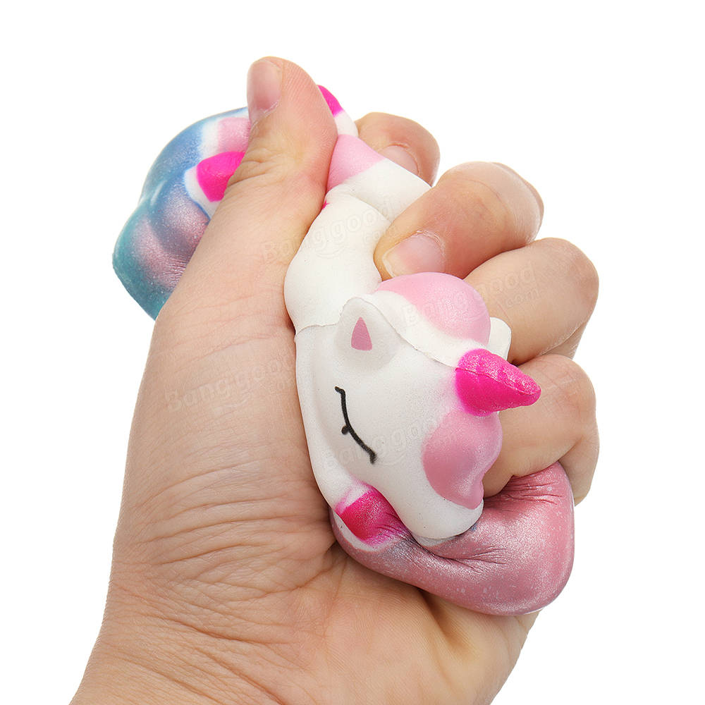 Sleepy Unicorn Squishy 6*6*11.5 CM Slow Rising Soft Collection Gift Decor Toy Original Packaging