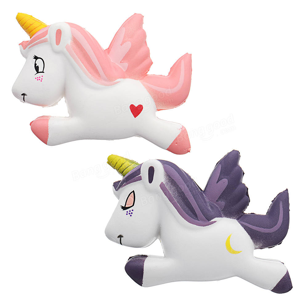 Cartoon Pegasus Squishy 11*7.5*3CM Slow Rising With Packaging Collection Gift Soft Toy