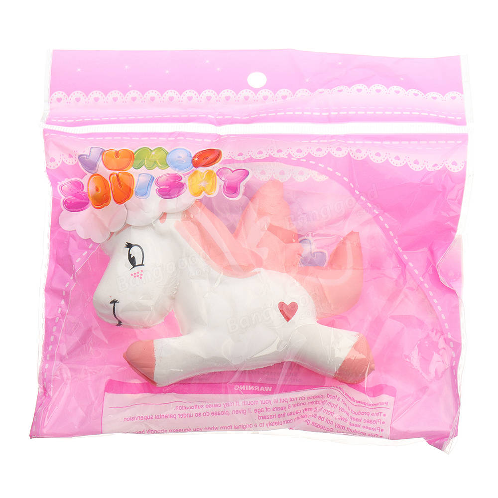 Cartoon Pegasus Squishy 11*7.5*3CM Slow Rising With Packaging Collection Gift Soft Toy