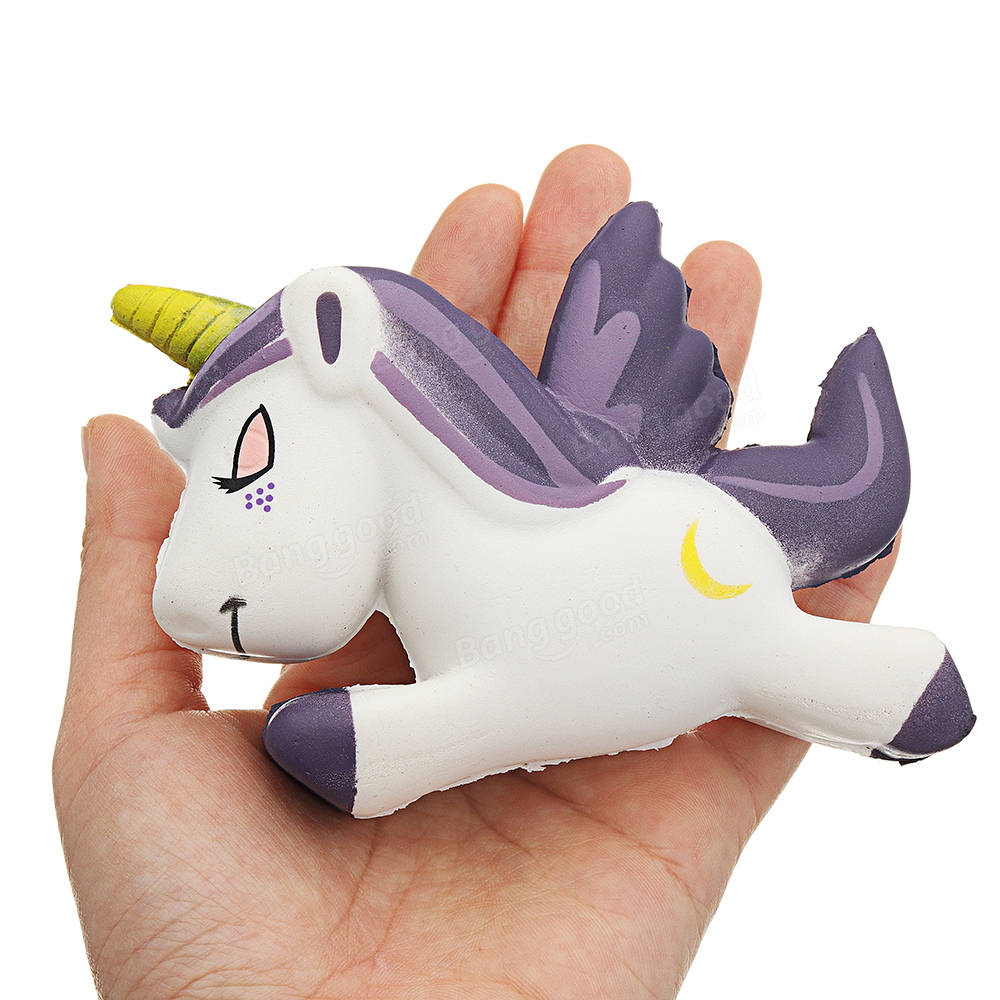 Cartoon Pegasus Squishy 11*7.5*3CM Slow Rising With Packaging Collection Gift Soft Toy