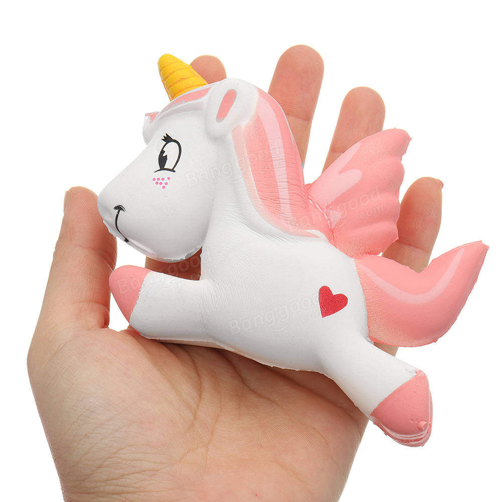 Cartoon Pegasus Squishy 11*7.5*3CM Slow Rising With Packaging Collection Gift Soft Toy