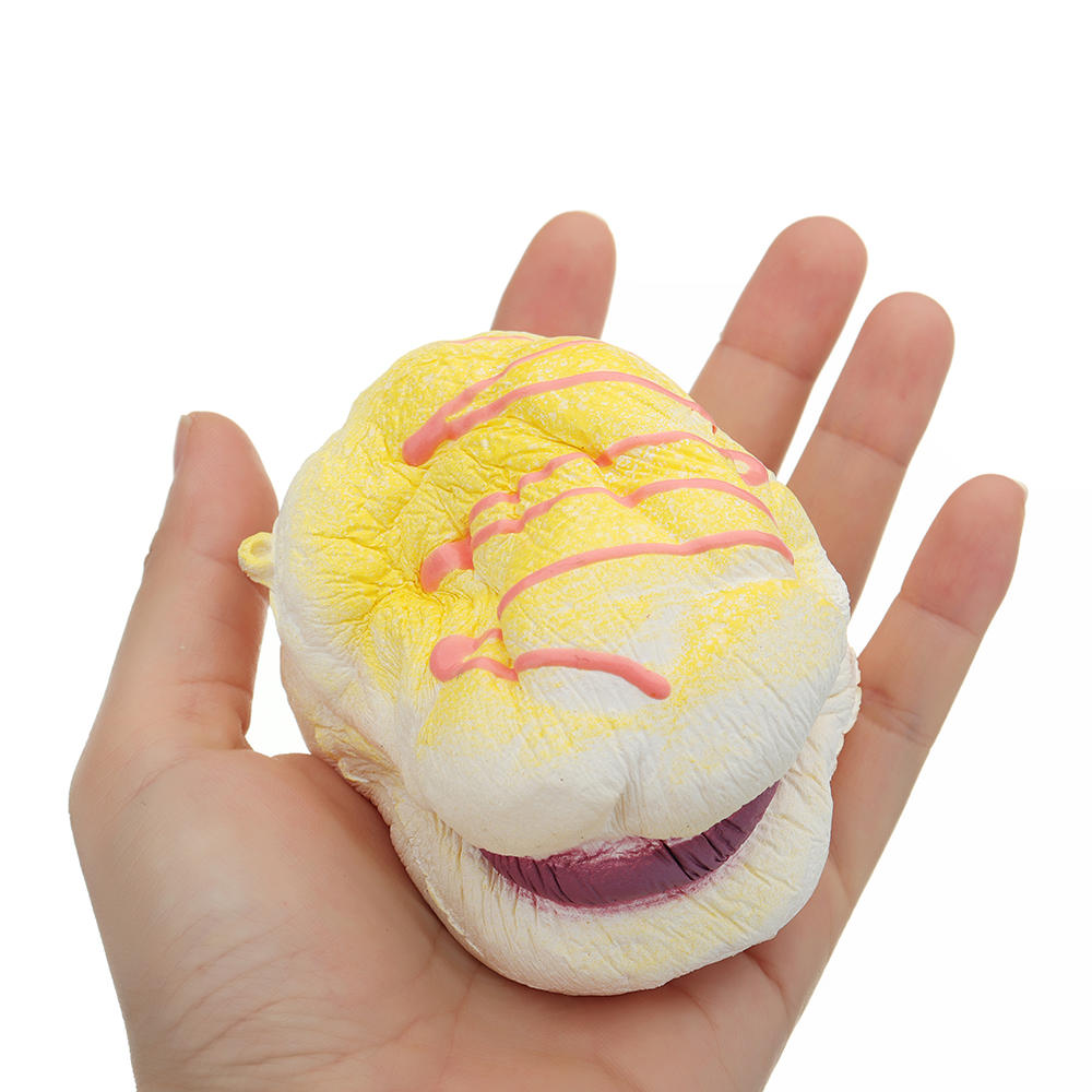 Cream Pineapple Bread Bag Puff Squishy 8cm Slow Rising Toy Soft Gift Collection C