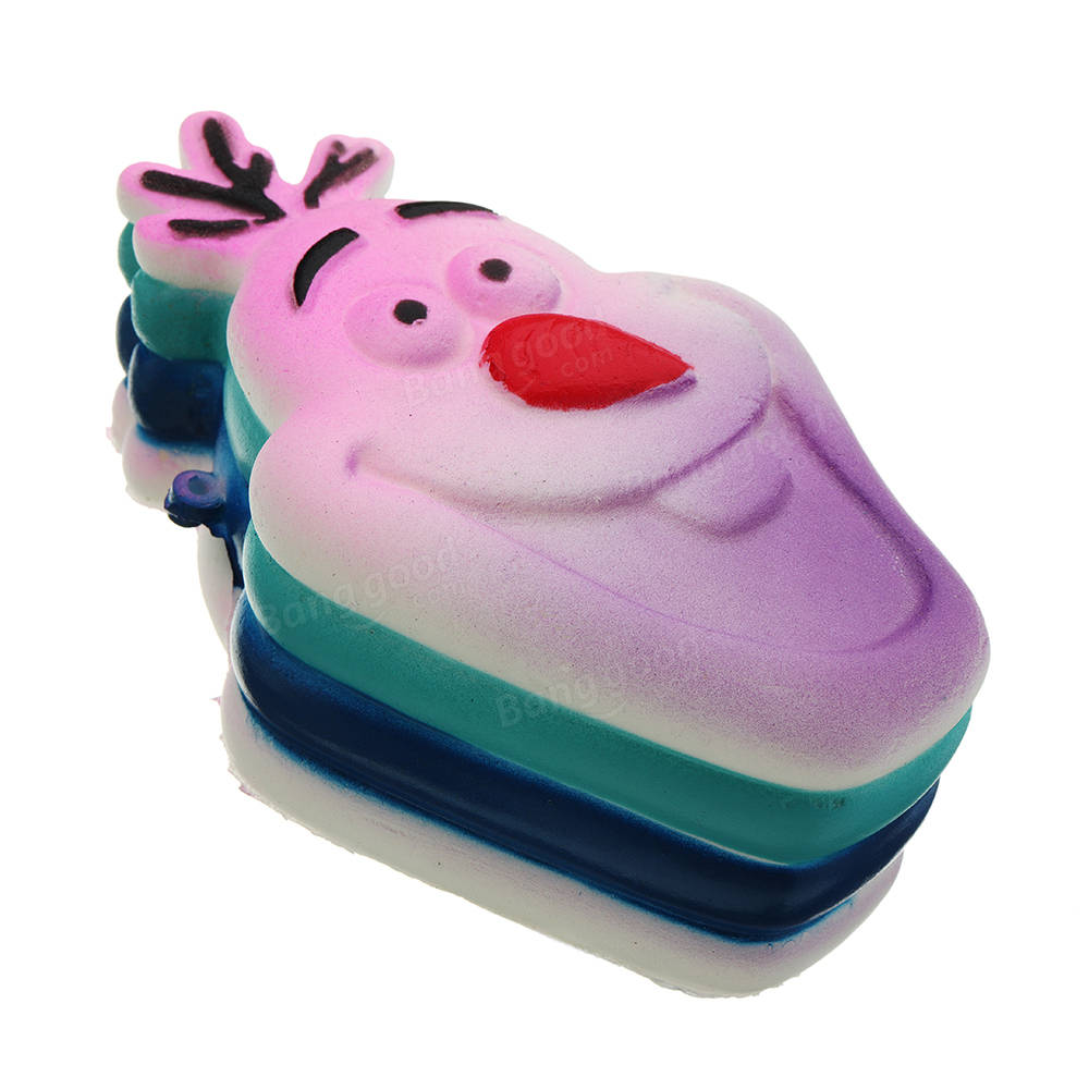 Squishy Snowman Frozen Cartoon Soft Slow Rising Toy Cute Gift Collection COD