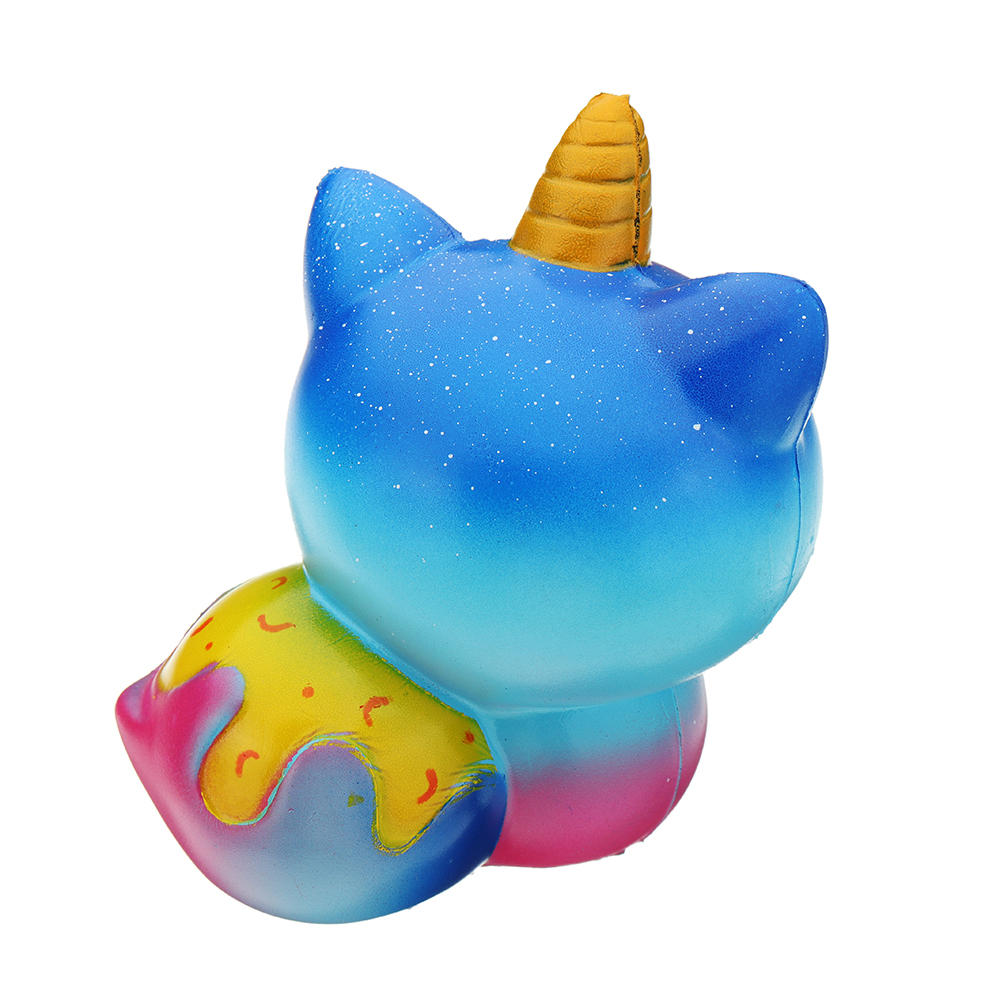 Galaxy Unicorn Cat Squishy 12*8.2CM Slow Rising Soft Collection Gift Decor Toy CO