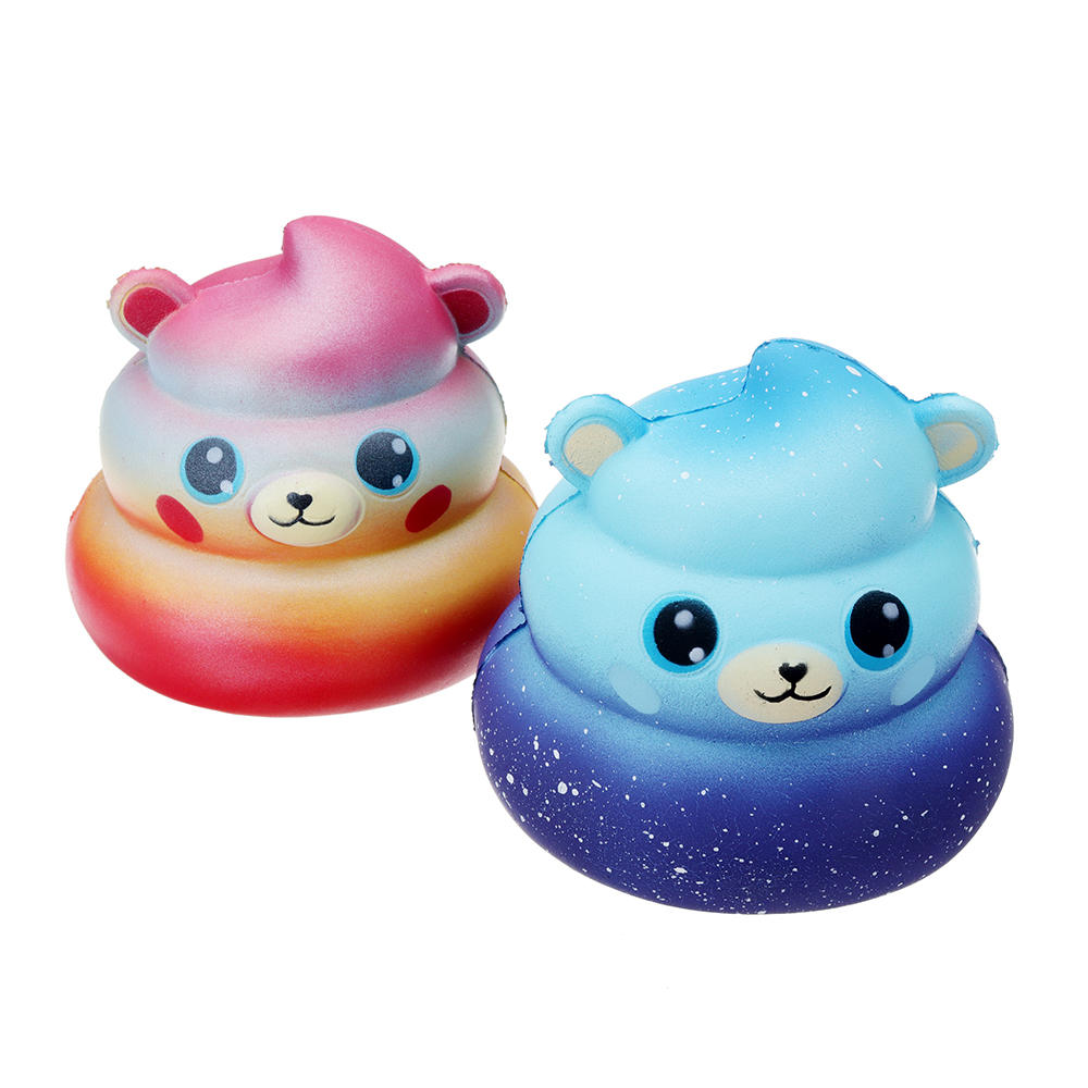 Sanqi Elan Galaxy Poo Squishy 10*10*9 CM Licensed Slow Rising With Packaging Collection Gift Soft Toy