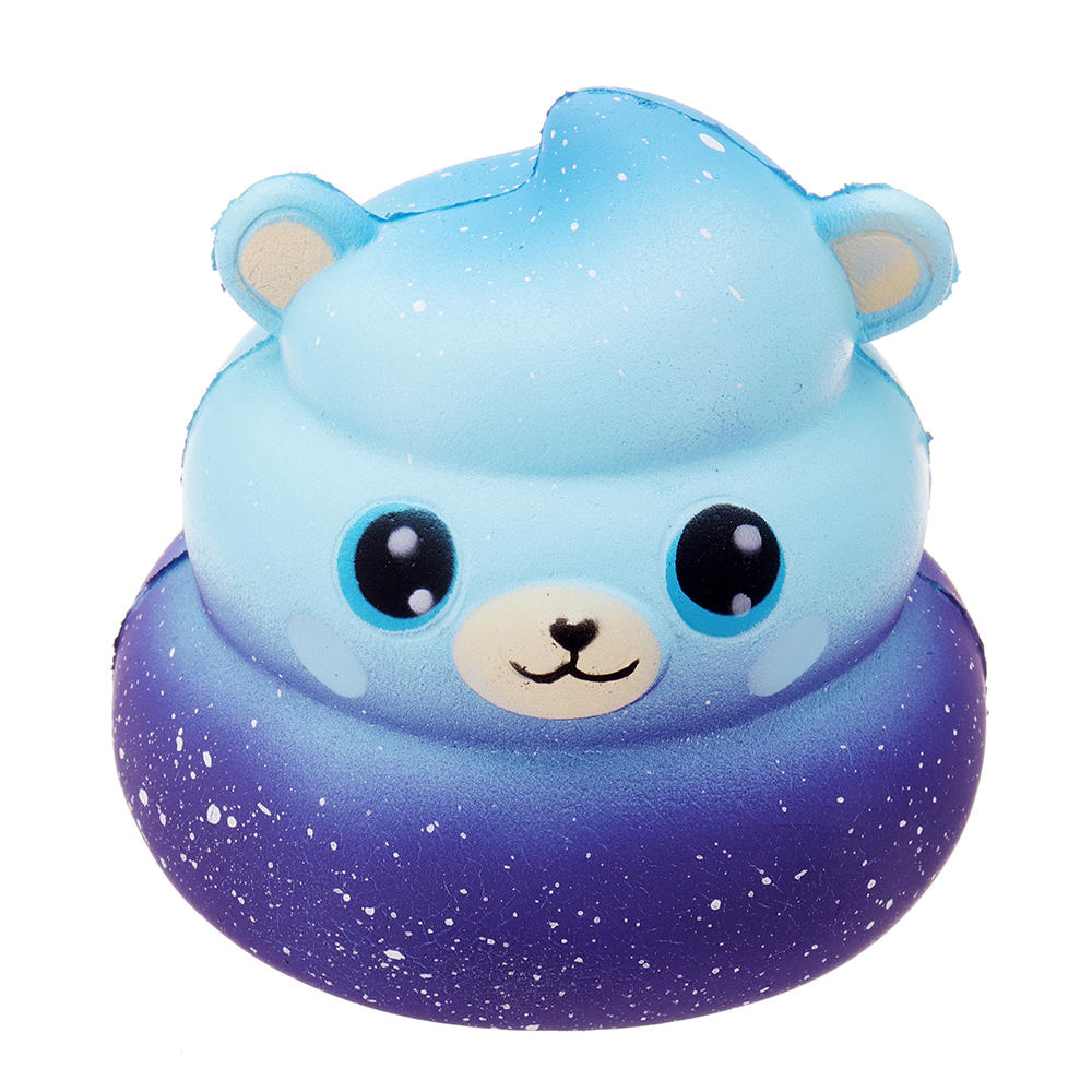 Sanqi Elan Galaxy Poo Squishy 10*10*9 CM Licensed Slow Rising With Packaging Collection Gift Soft Toy