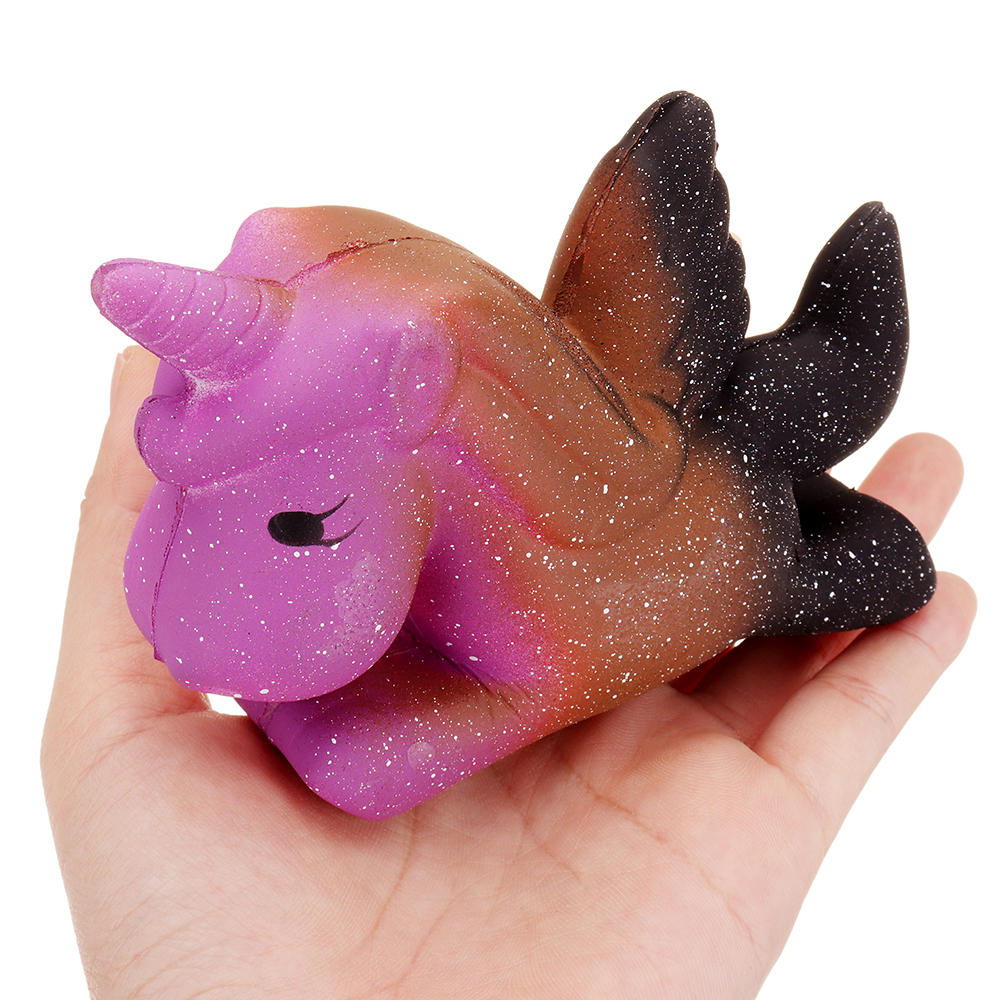 Unicorn Pegasus Squishy 11*9cm Slow Rising Soft Collection Gift Decor Toy COD