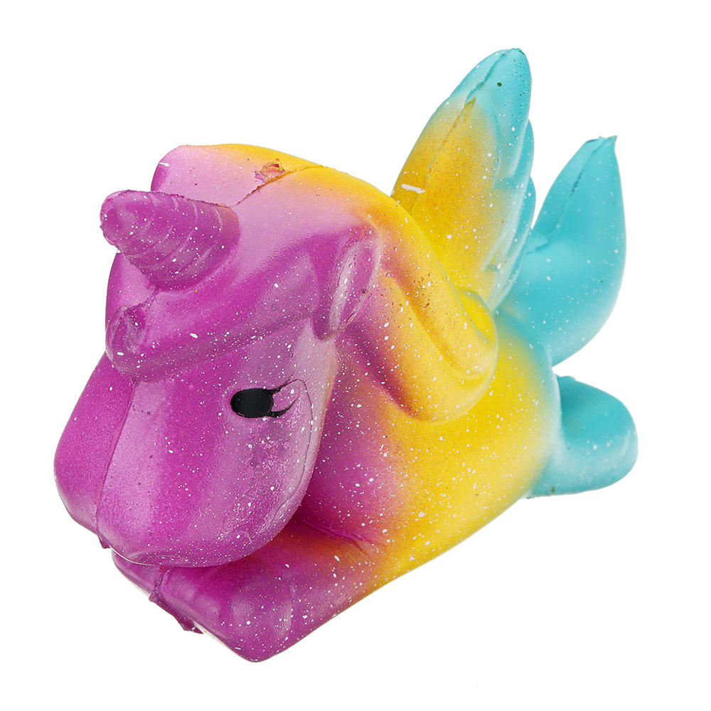 Unicorn Pegasus Squishy 11*9cm Slow Rising Soft Collection Gift Decor Toy COD