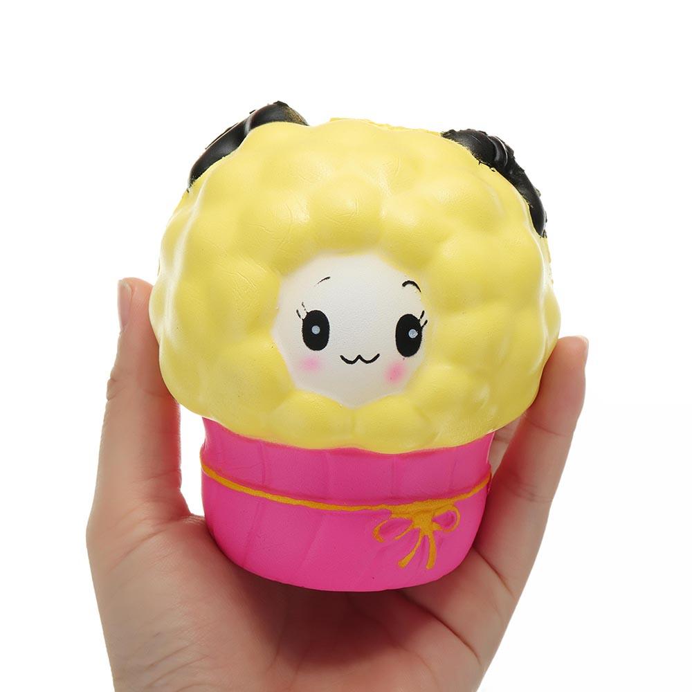 Sheep Squishy 9.5*9*8.5CM Slow Rising Collection Gift Soft Fun Animal Toy COD