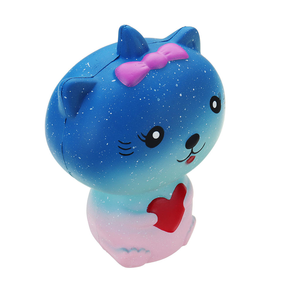 Galaxy Cat Squishy 13*9*7CM Slow Rising With Packaging Collection Gift Soft Toy C