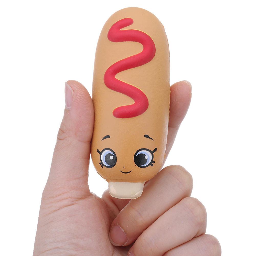 Hot Dog Squishy 8CM Slow Rising With Packaging Collection Gift Soft Toy COD