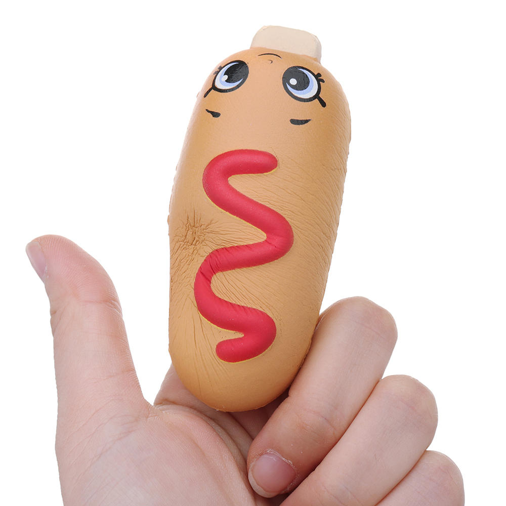 Hot Dog Squishy 8CM Slow Rising With Packaging Collection Gift Soft Toy COD