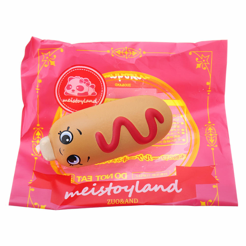 Hot Dog Squishy 8CM Slow Rising With Packaging Collection Gift Soft Toy COD