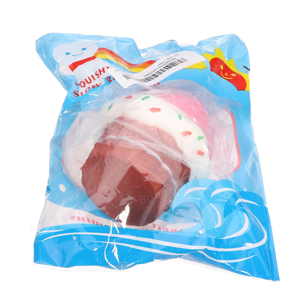 Puff Cake Squishy 10*8.5CM Slow Rising With Packaging Collection Gift Soft Toy CO