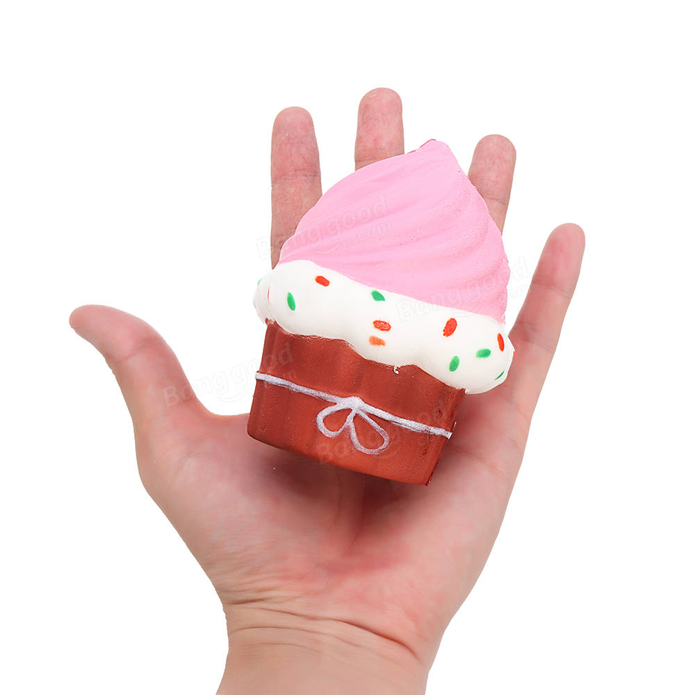 Puff Cake Squishy 10*8.5CM Slow Rising With Packaging Collection Gift Soft Toy CO