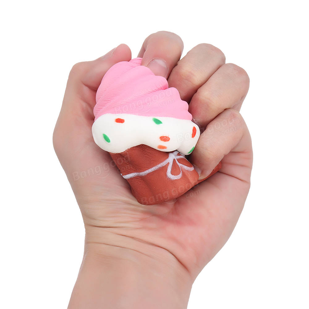 Puff Cake Squishy 10*8.5CM Slow Rising With Packaging Collection Gift Soft Toy CO