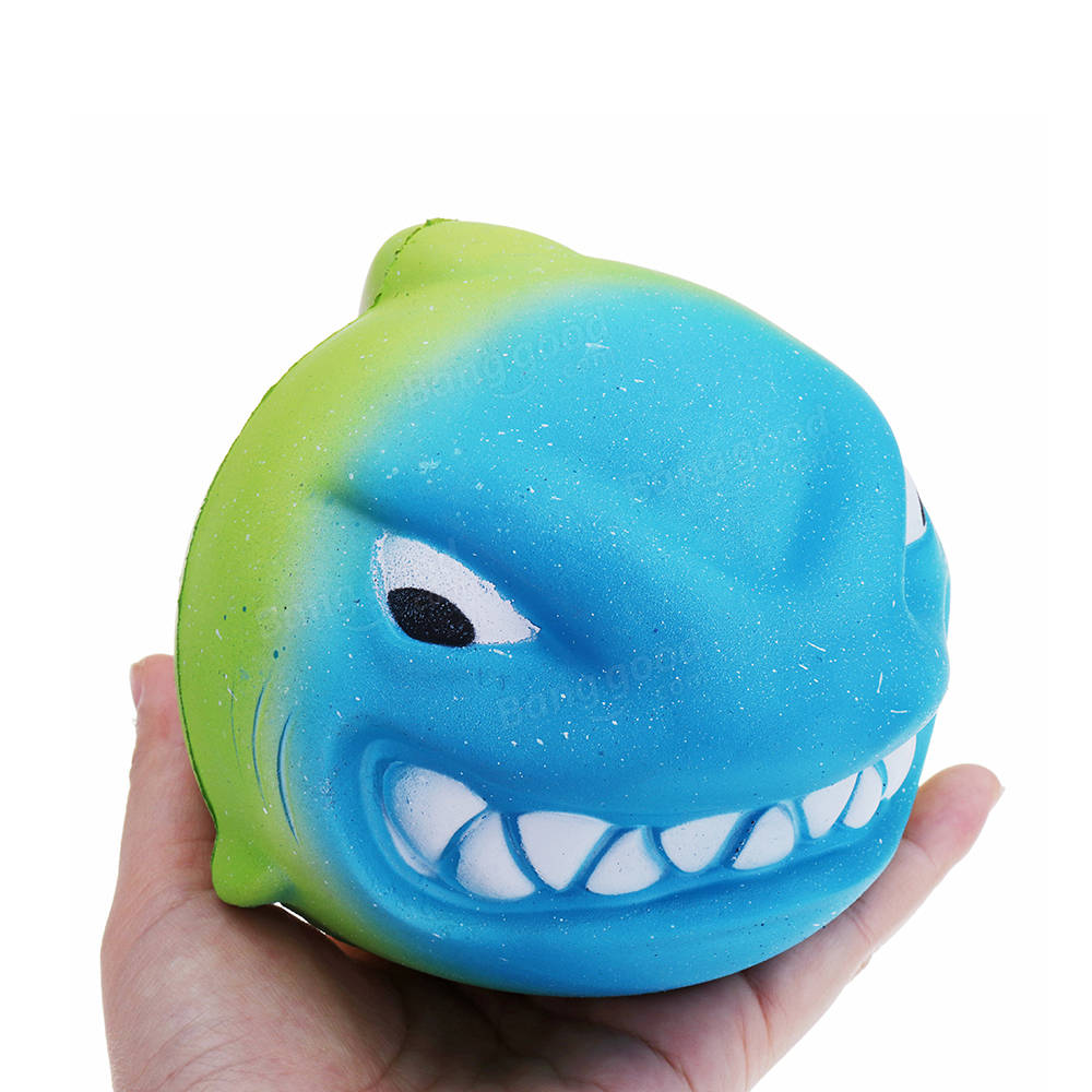 Squishy Animal Fierce Shark 11cm Slow Rising Toy Gift Collection With Packing COD