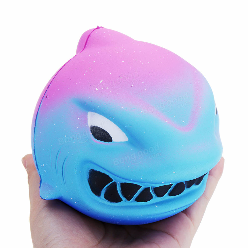 Squishy Animal Fierce Shark 11cm Slow Rising Toy Gift Collection With Packing COD