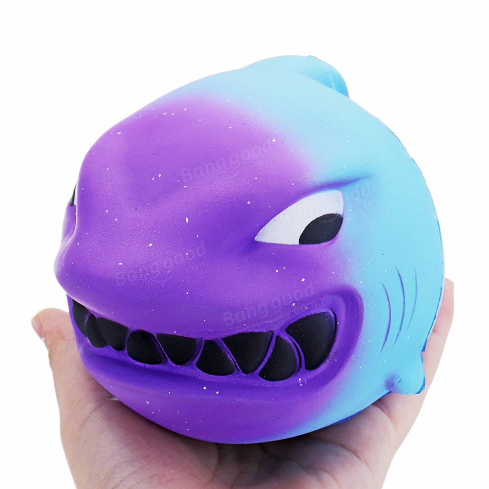 Squishy Animal Fierce Shark 11cm Slow Rising Toy Gift Collection With Packing COD