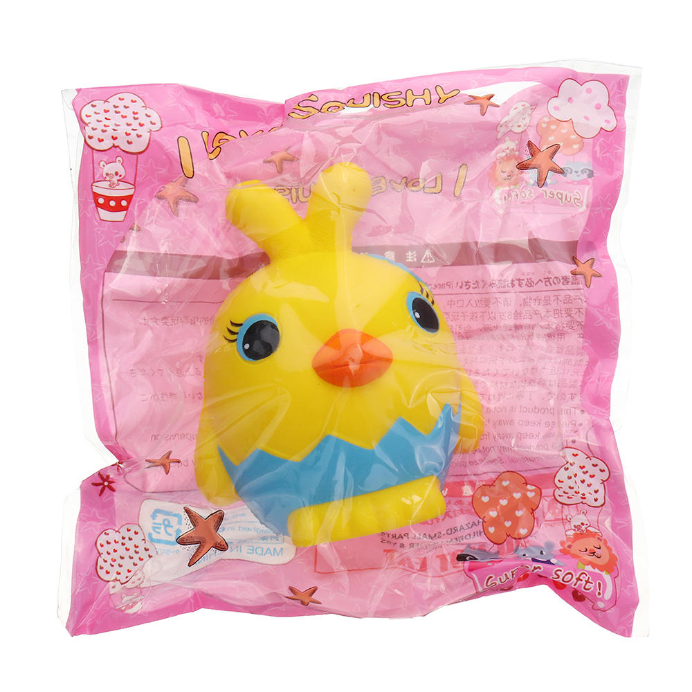 Yellow Chick Squishy Slow Rising Scented Toy Gift Collection COD