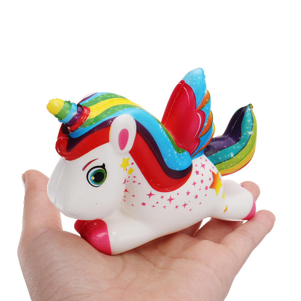 IKUURANI Unicorn Squishy 10.5*8CM Cute Slow Rising Toy Decor Gift With Original Packing