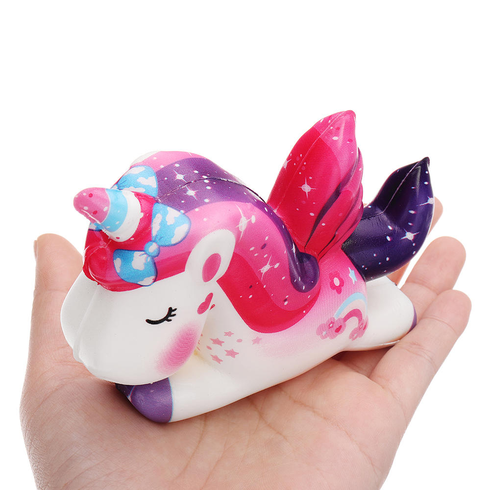 IKUURANI Unicorn Squishy 10.5*8CM Cute Slow Rising Toy Decor Gift With Original Packing