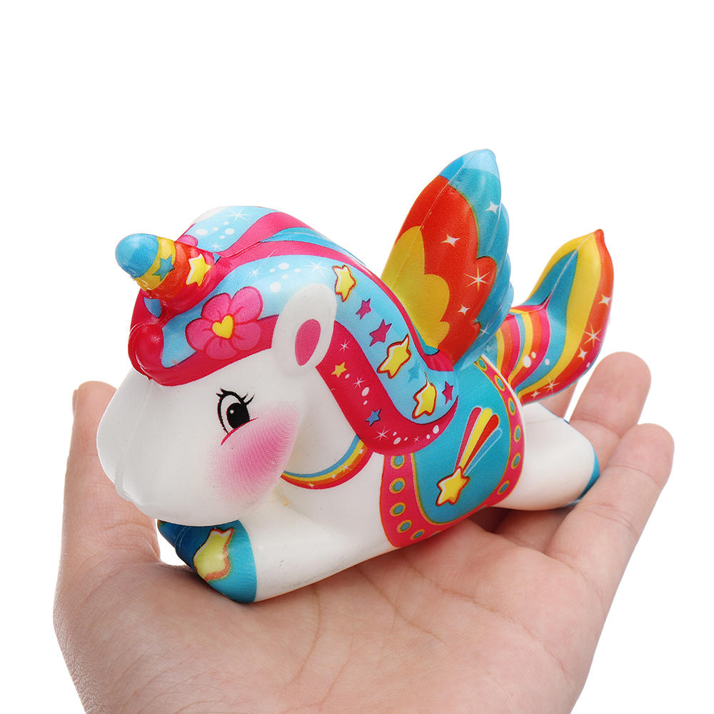 IKUURANI Unicorn Squishy 10.5*8CM Cute Slow Rising Toy Decor Gift With Original Packing