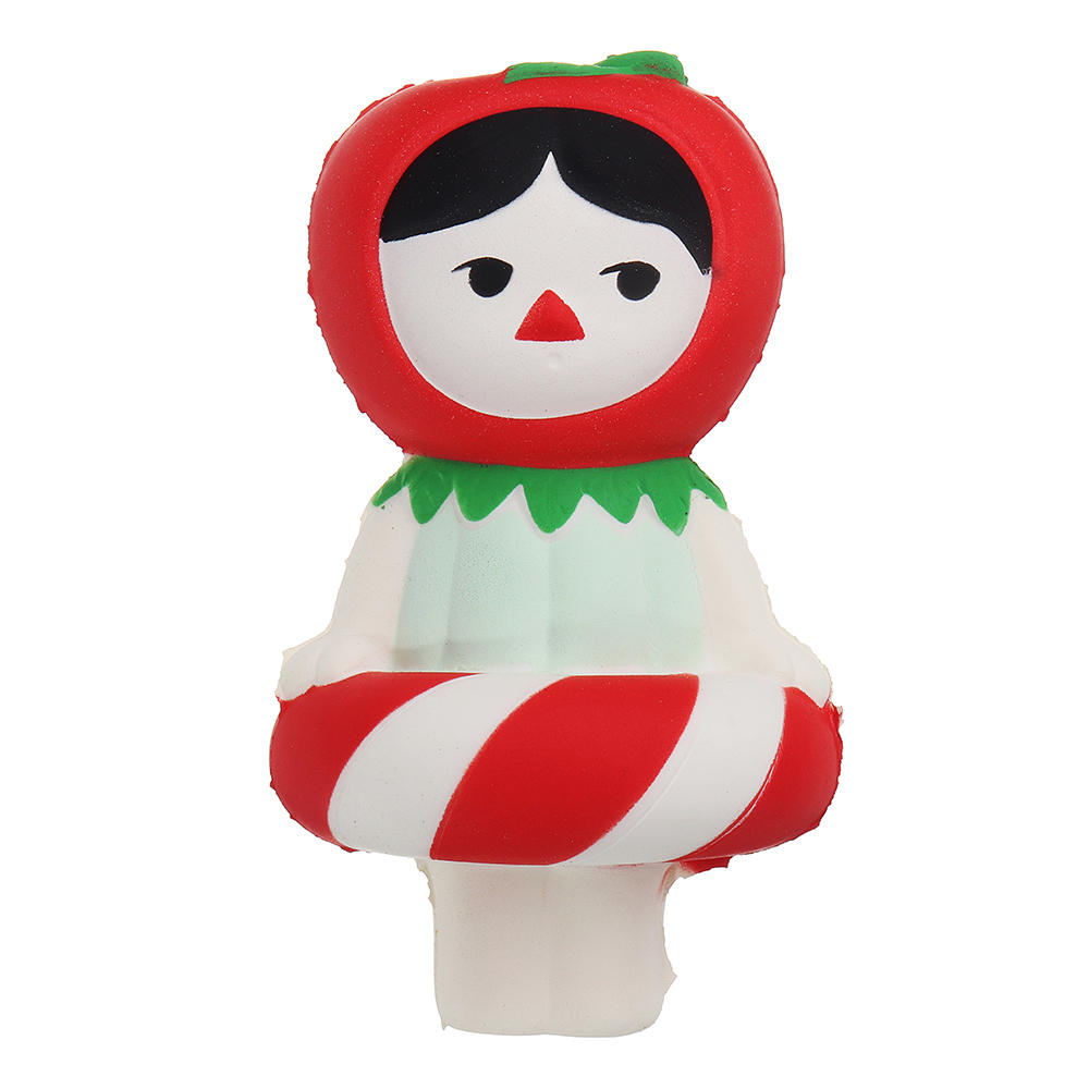 Christmas Gift Cherry Girl Squishy 13.5*8CM Slow Rising Soft Collection Gift Decor Toy With Packaging Collection