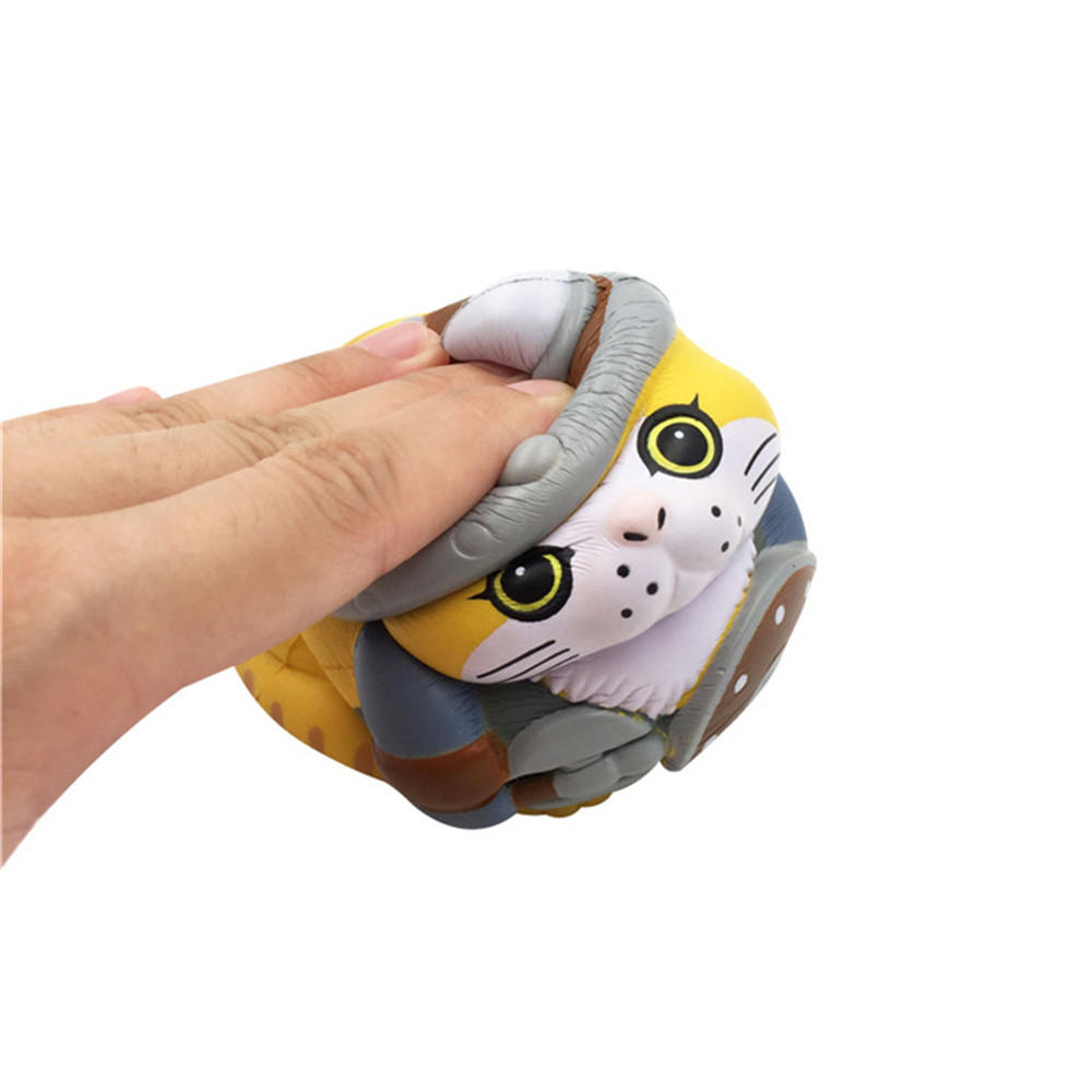 SquishyFun Squishy Viking Pirate Cat Kitten Cosplay 13.5*9*7CM Licensed Slow Rising With Packaging