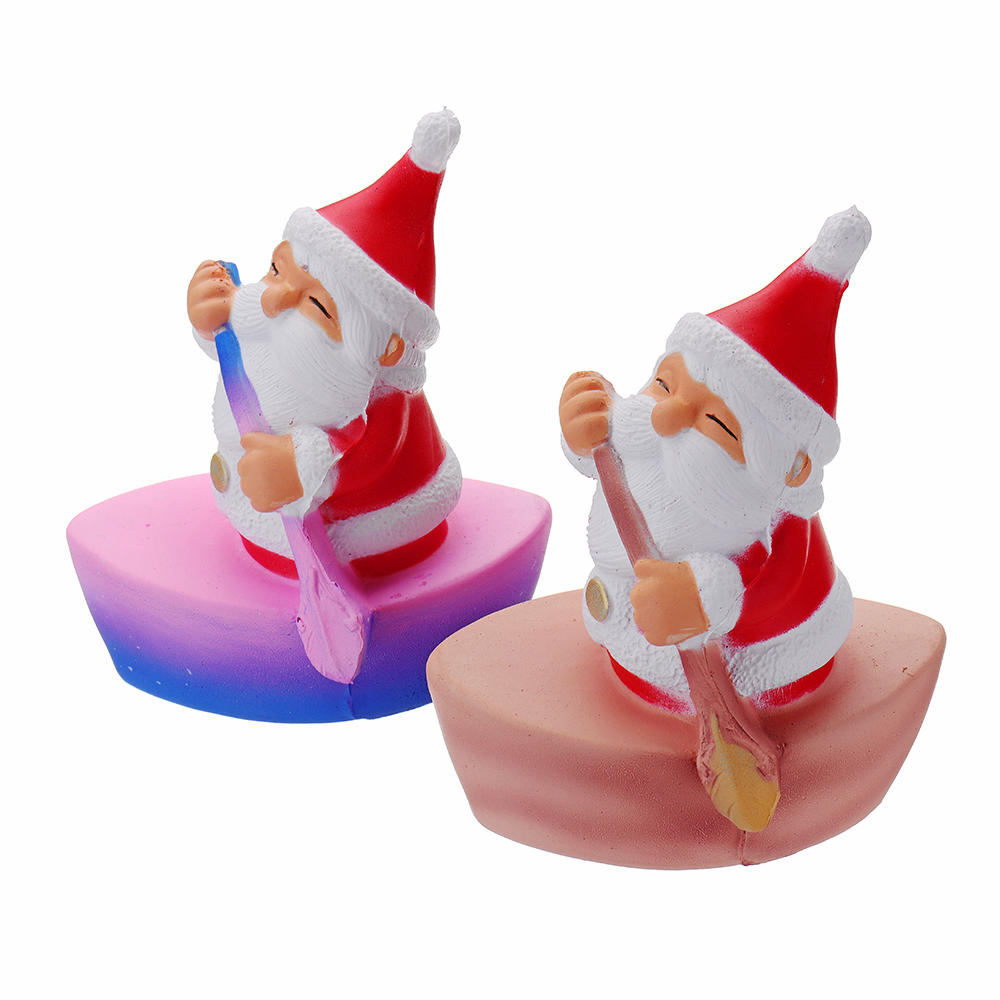 Cooland Christmas Rowing Man Squishy 12.4×10.2×7.5CM Soft Slow Rising With Packaging Collection Gift