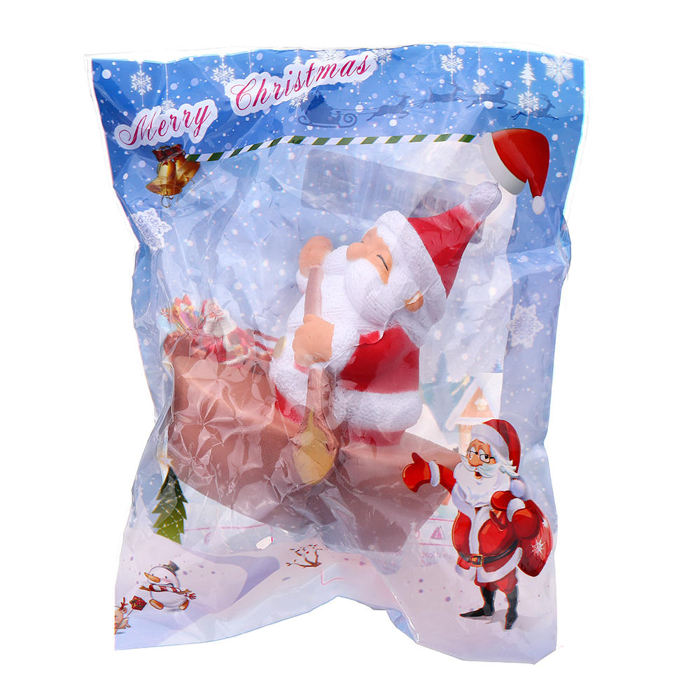 Cooland Christmas Rowing Man Squishy 12.4×10.2×7.5CM Soft Slow Rising With Packaging Collection Gift