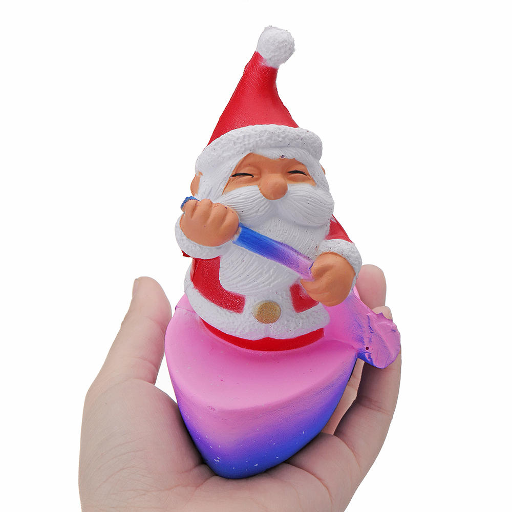 Cooland Christmas Rowing Man Squishy 12.4×10.2×7.5CM Soft Slow Rising With Packaging Collection Gift