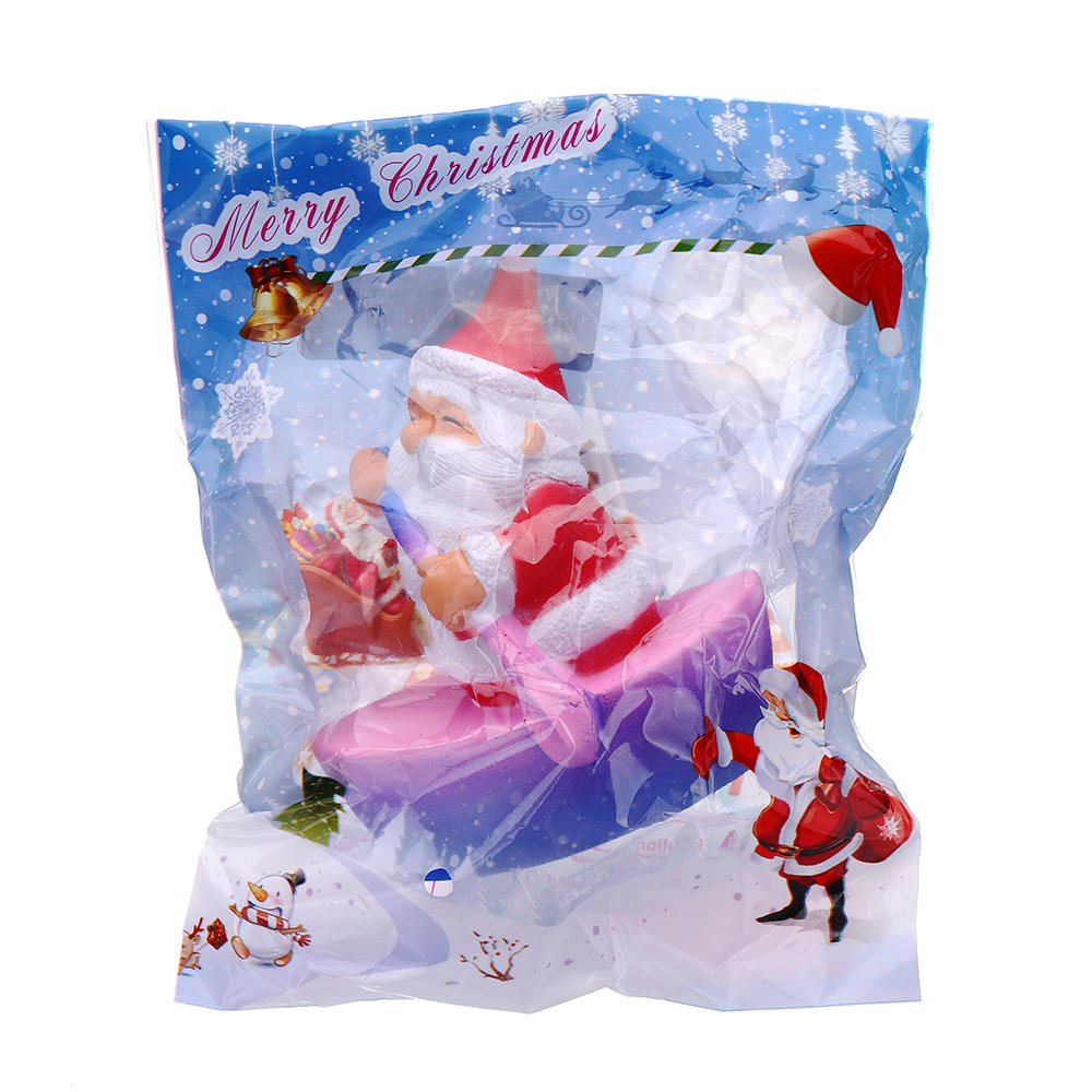 Cooland Christmas Rowing Man Squishy 12.4×10.2×7.5CM Soft Slow Rising With Packaging Collection Gift