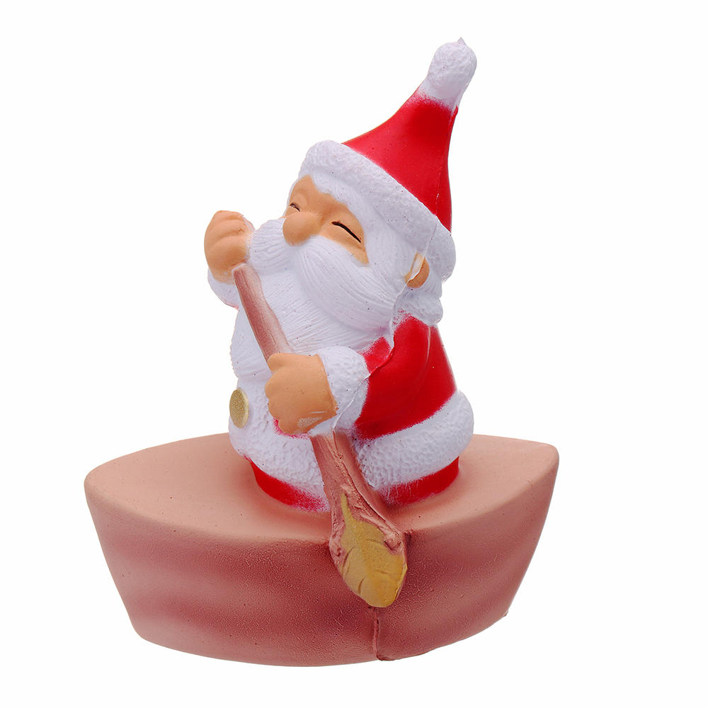 Cooland Christmas Rowing Man Squishy 12.4×10.2×7.5CM Soft Slow Rising With Packaging Collection Gift