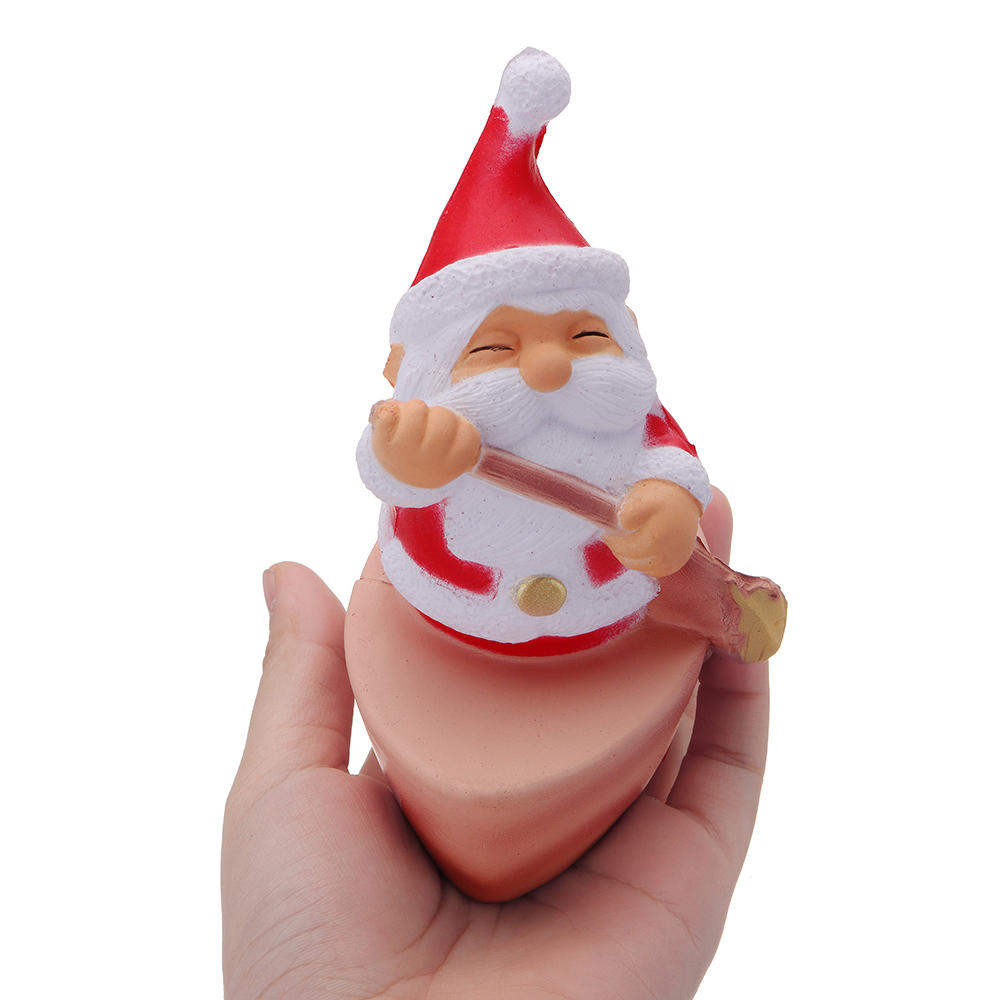 Cooland Christmas Rowing Man Squishy 12.4×10.2×7.5CM Soft Slow Rising With Packaging Collection Gift