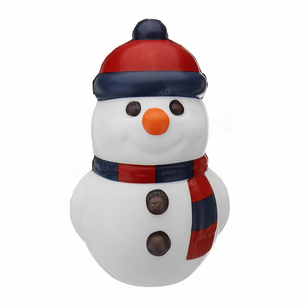 Cooland Christmas Snowman Squishy 14.4×9.2×8.1CM Soft Slow Rising With Packaging Collection Gift Toy