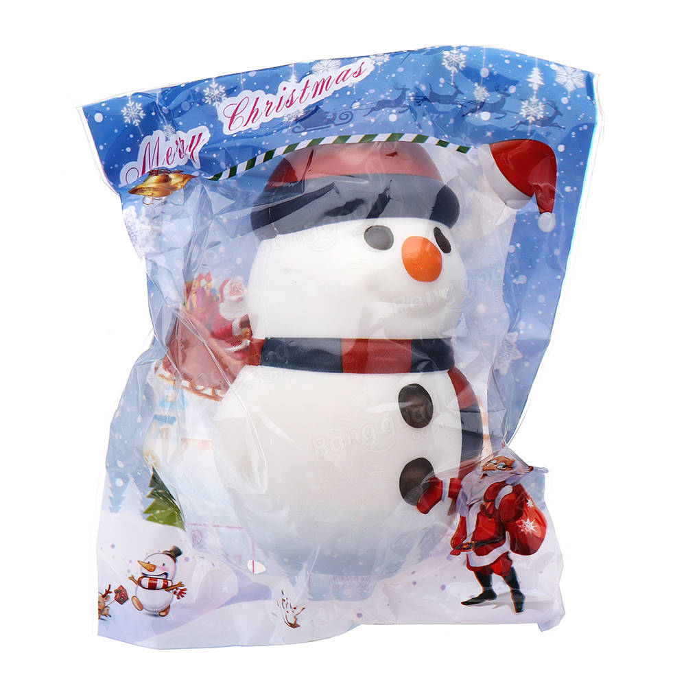 Cooland Christmas Snowman Squishy 14.4×9.2×8.1CM Soft Slow Rising With Packaging Collection Gift Toy