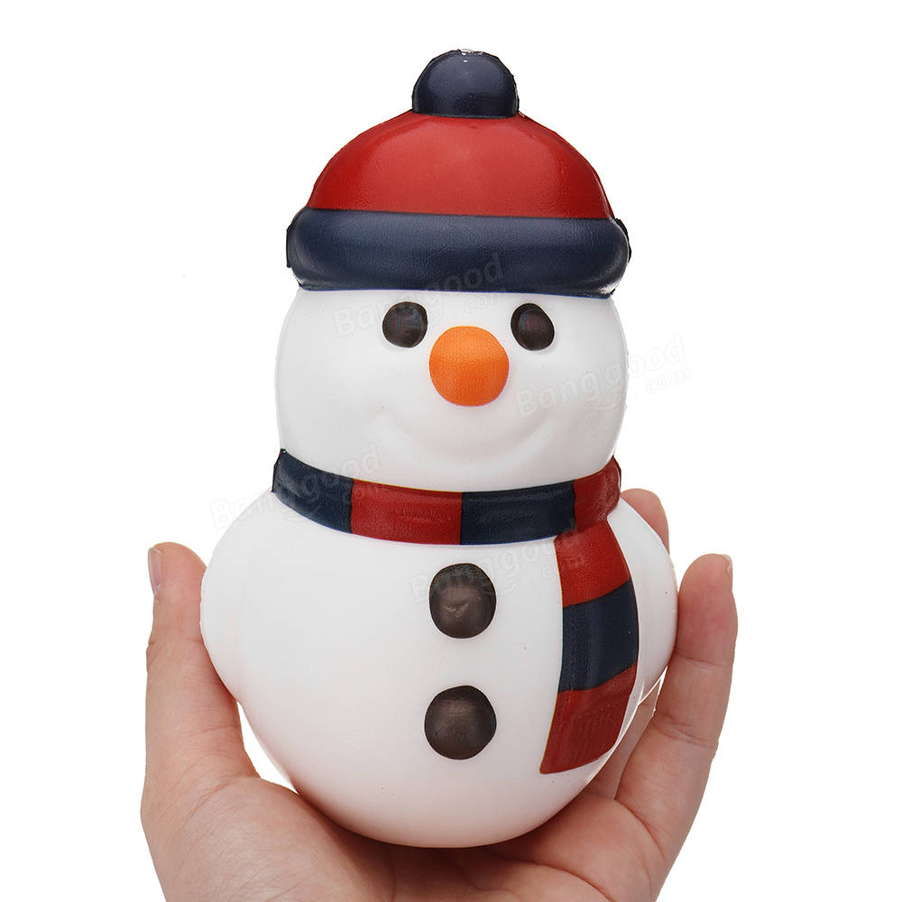 Cooland Christmas Snowman Squishy 14.4×9.2×8.1CM Soft Slow Rising With Packaging Collection Gift Toy