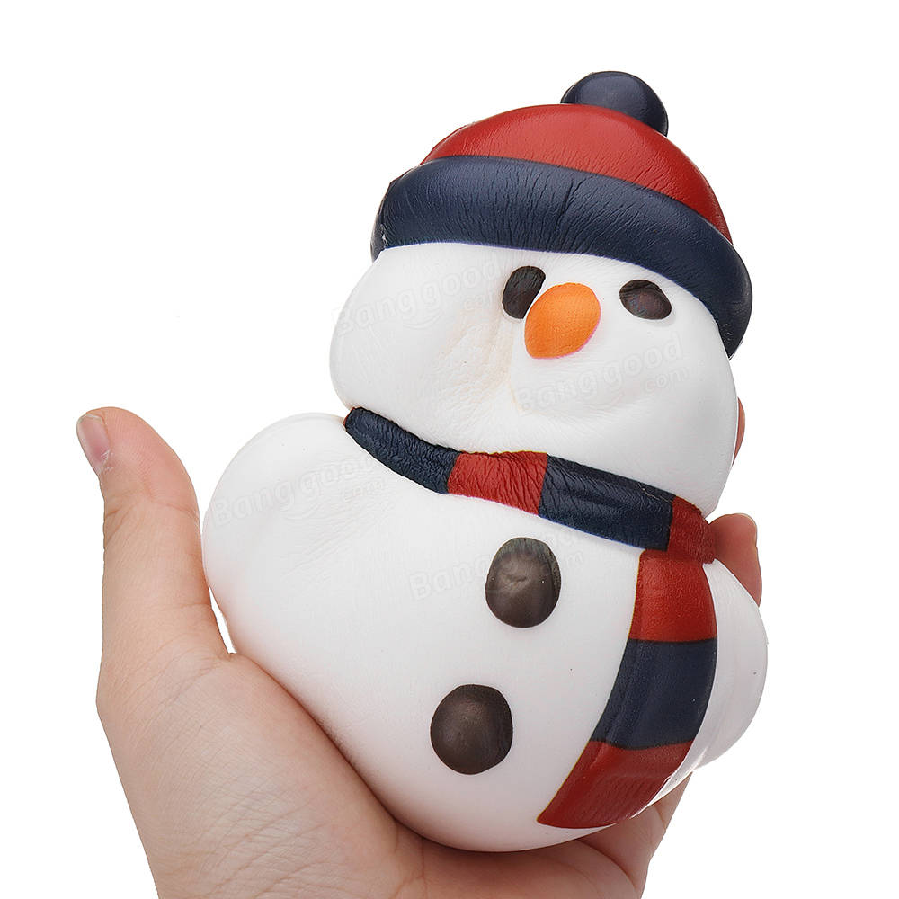 Cooland Christmas Snowman Squishy 14.4×9.2×8.1CM Soft Slow Rising With Packaging Collection Gift Toy