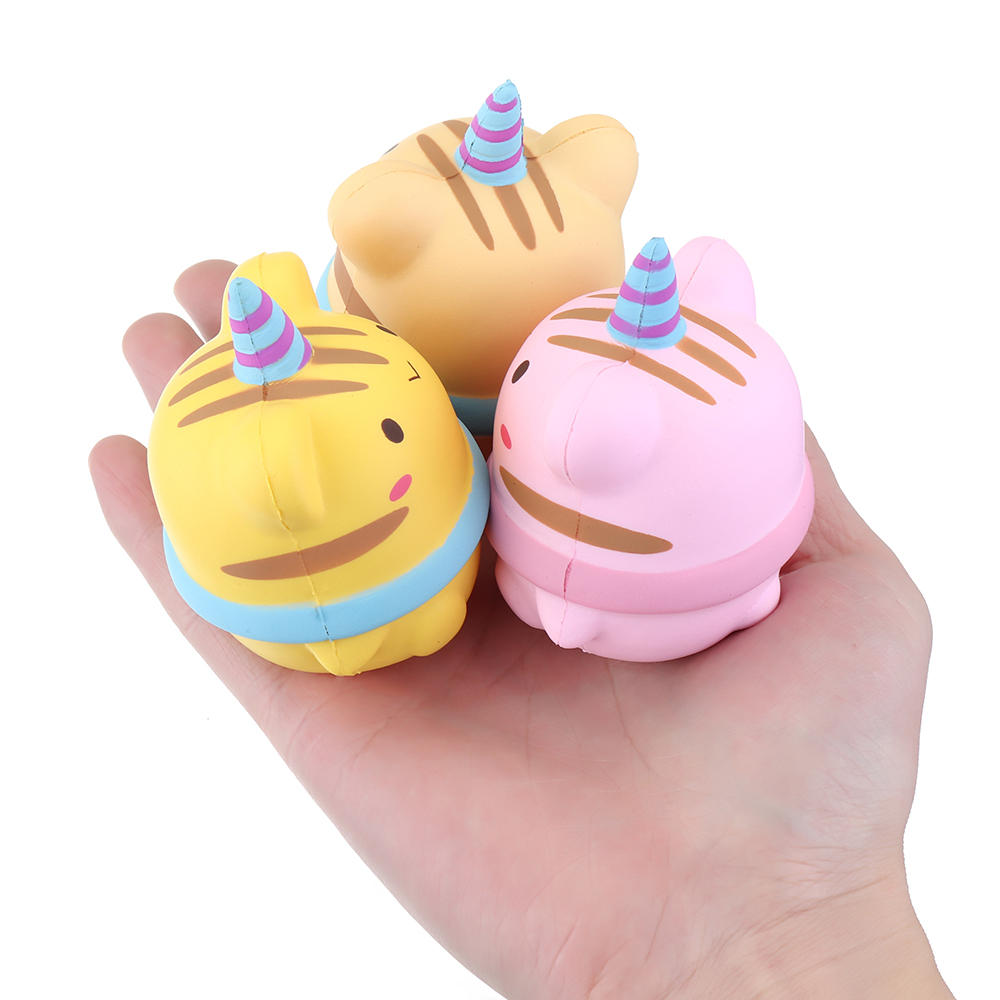 WOOW Squishy 3Pcs Kawaii Unicorn Animal Slow Rising Rebound Toys With Packaging