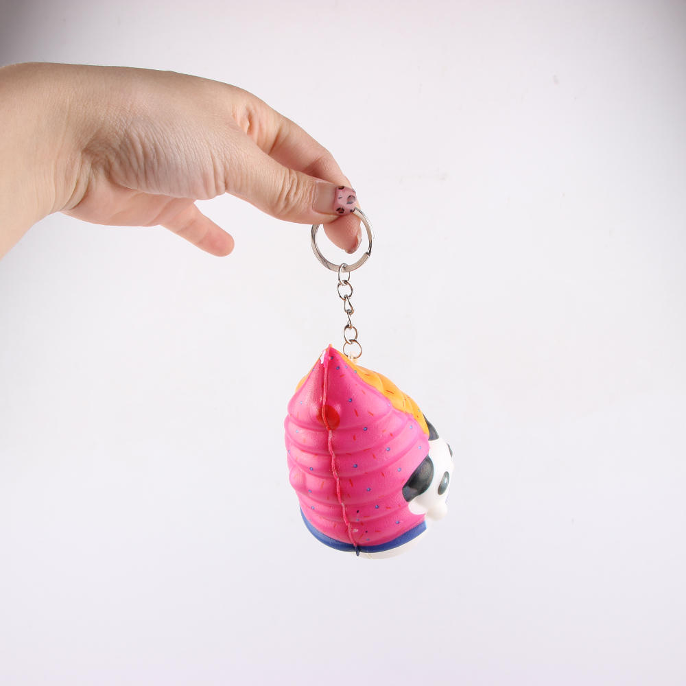 Cartoon Hanging Ornament Squishy With Key Ring Packaging Pendant Toy Gift Decor Collection With Packaging