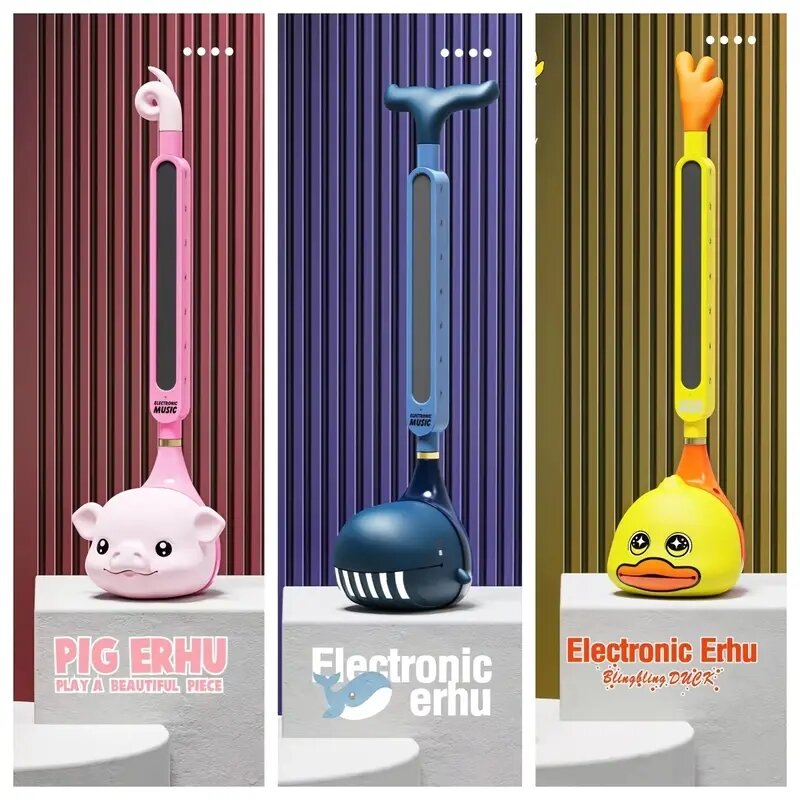 Multi Colors Animal Shaped Otamatone Music Instrument COD