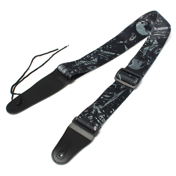 Guitar Strap Polyester Belt Electric Acoustic Bass Skull Punk Style COD