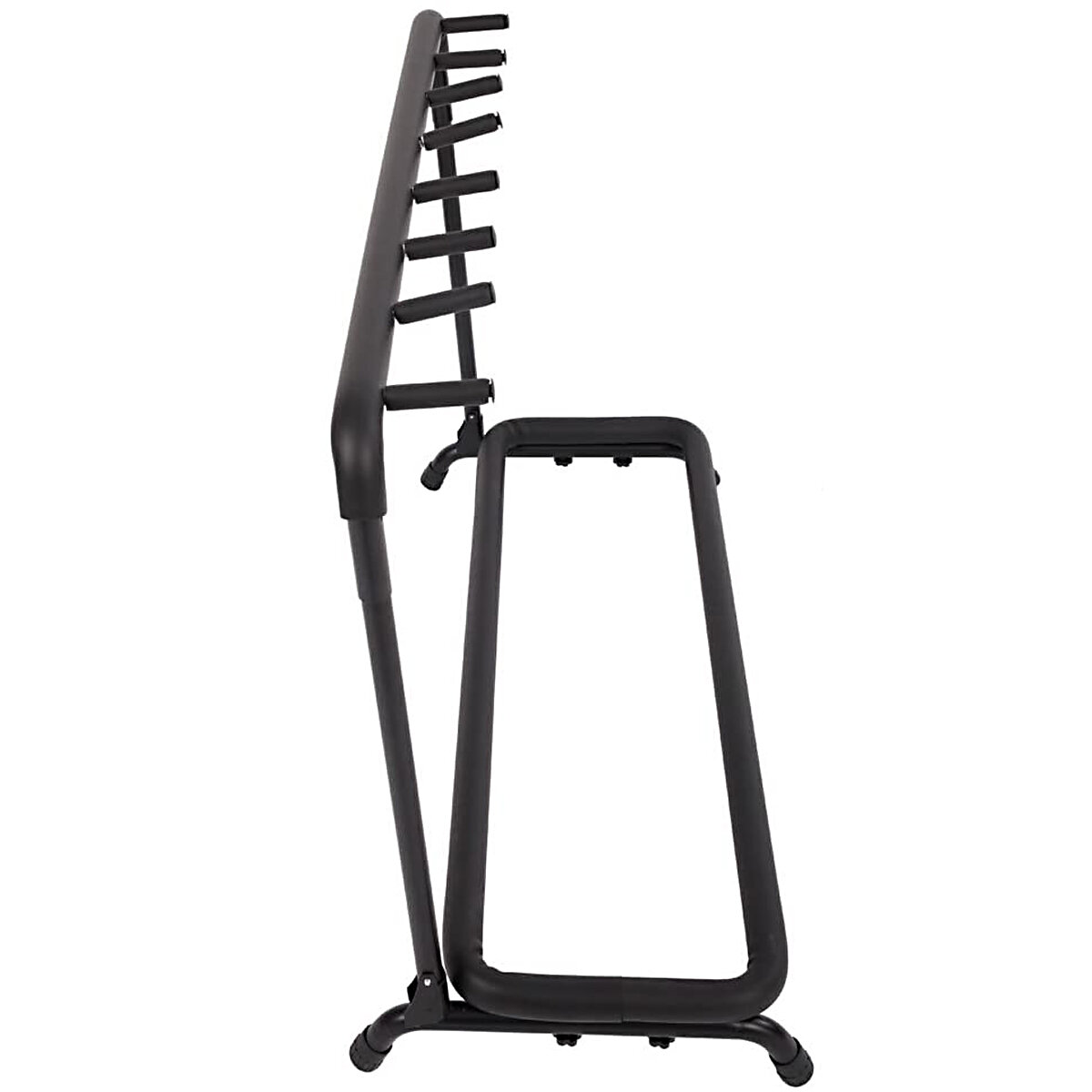 Multi Guitar Stand 7 Holder Foldable Universal Display Rack - Portable Black Guitar Holder for Classical Acoustic, Electric, Bas