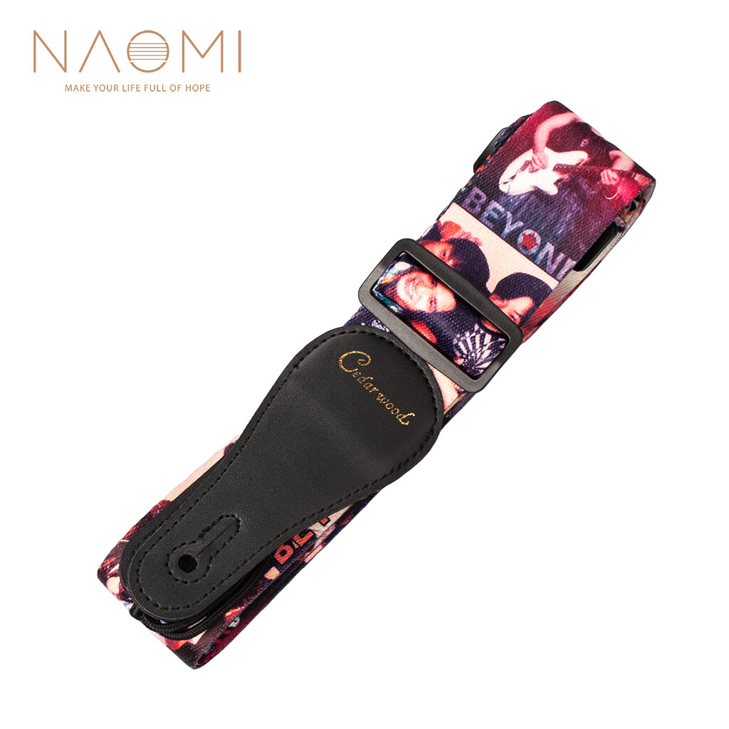 Naomi Guitar Strap Adjustable Guitar Strap Shoulder Belt For Acoustic/ Electric Guitar Bass Soft Nylon Webbing Belt Beyond