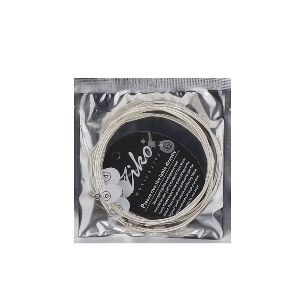 ZIKO DCZ 010 011 012 Acoustic Guitar Strings Brass Carbon Steel Hexagonal Alloy Strings for Acoustic Guitar Accessories Parts